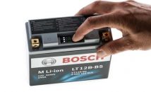 La batteria della moto