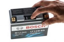 La batteria della moto